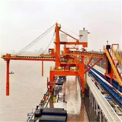 बंदरगाह टर्मिनल पर थोक सामग्री हैंडलिंग के लिए स्क्रू टाइप शिप लोडर