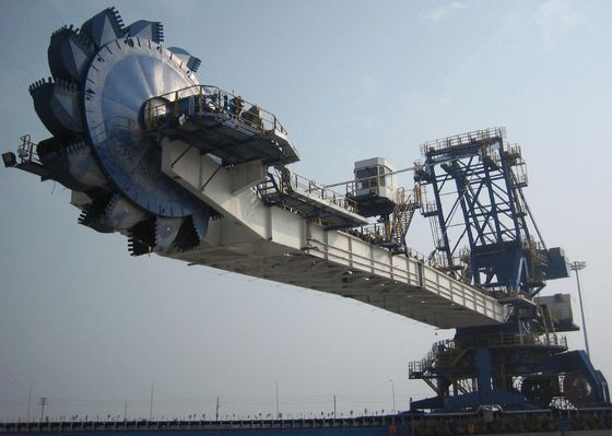 कोयला भंडारण के लिए थोक सामग्री स्टॉकयार्ड स्टैकिंग और पुनः दावा उपकरण